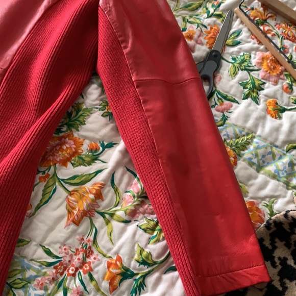 Louis Dell’Olio Linea Lambskin Red Jacket - Picture 11 of 13